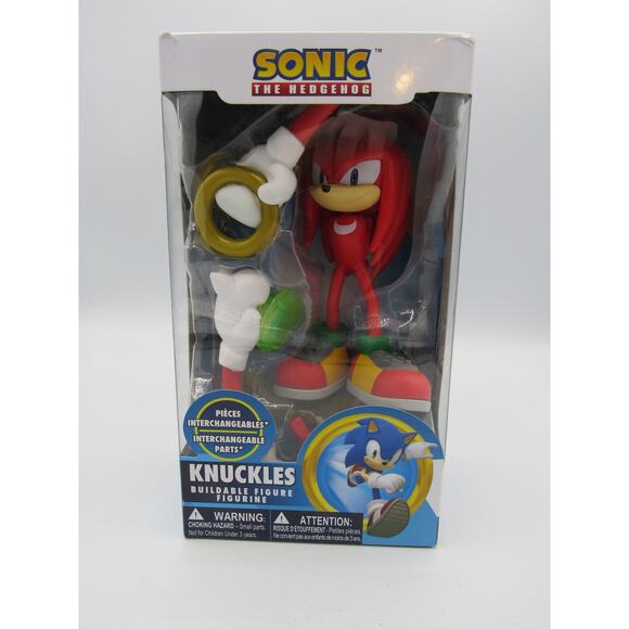 NEW Sealed Knuckles the Echidna Buildable Action Figure Just Toys Intl 2022 - Picture 1 of 12
